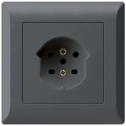 Prise ENC kallysto.line T15 anthracite bornes à vis 