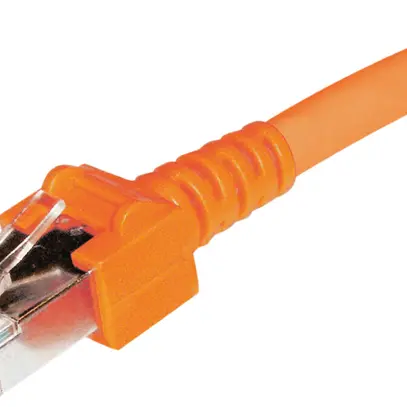 Cavo patch Dätwyler CU RJ45 20m arancione Kat.5e LSZH 