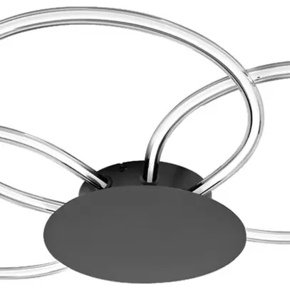 Plafonnier LED LEDVANCE Decor Aura 21W 2200lm 830 VAR 913×615×75mm gris 