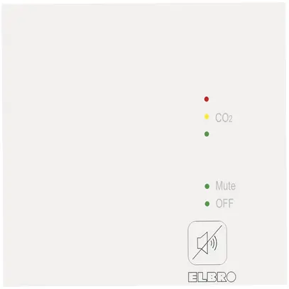 Sensore di CO2 ELBRO, con 3 LED, 900…1900ppm, segnale acustico 