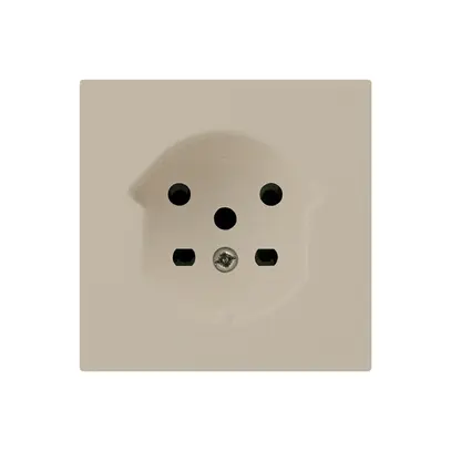 Prise HA kallysto type 15 avec bornes enfichables beige 