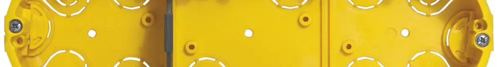 Scatola per intercapedini BATIBOX 6/8 mod.T=40 mm giallo 