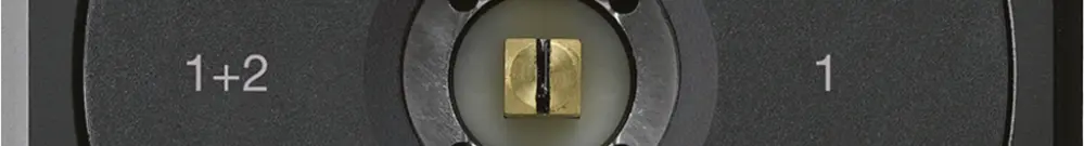 UP-Steckschlüsselschalter robusto ohne Klappdeckel 1/1P schwarz Kombi Vierkant 