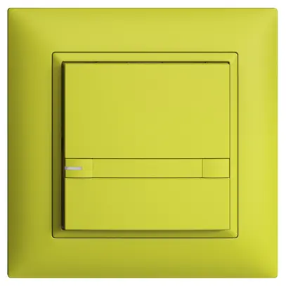 Pulsante KNX RGB INC EDUE FMI, 250mW, c.LED RGB, carta, 1×pulsante, C.2×T., lem 