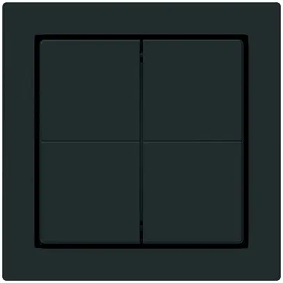 Poussoir sans fil Friends of Hue KAL, 4×, 60×60mm, autocollant, noir 