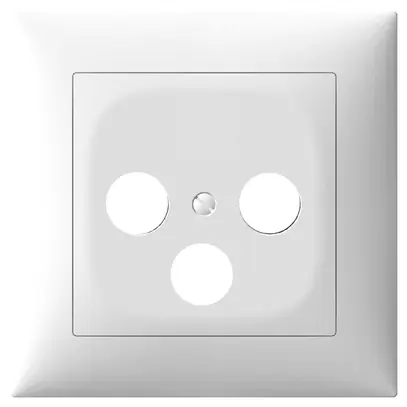 Kit de recouvrement SIDUS pour prise SAT blanc brillant 