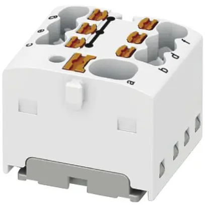 Blocco di distribuzione PX PTFIX 4/6X1.5-G WH 
