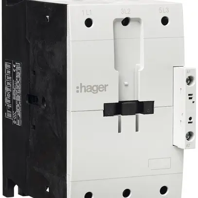 Contattore di potenza Hager 3P 170A da AC-3 tensione di bobina 230VAC 