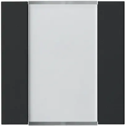 Kit frontal Hager kallysto 2×KNX noir 