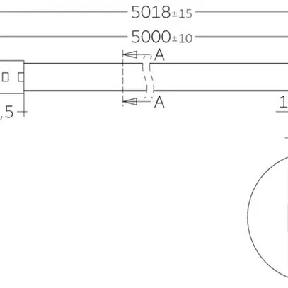 Fascia luminosa LED Tridonic LLE FLEX EXC2 IP67 21.5…26.4V 16W/m 1800lm/m 940 5m 