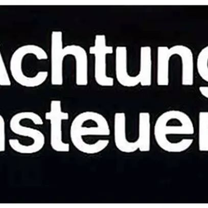 Klebeschild (Achtung Fernsteuerung) 60×20mm 