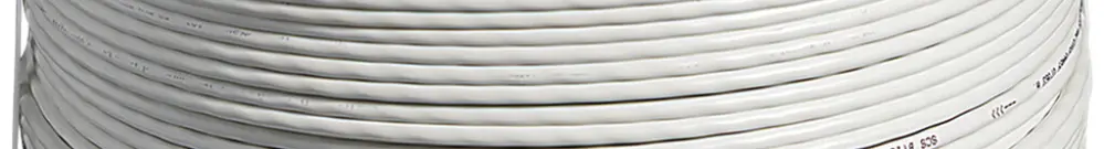 Câble informatique Bticino S/UTP AWG20 PVC 2×0.56mm² Ø7.3mm Cca blanc 