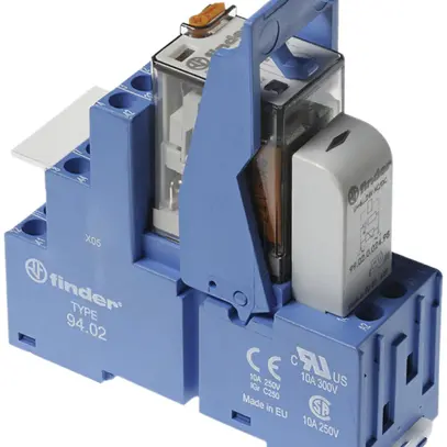 Relais couplage AMD Finder 58, 2C 10A/12VAC AgNi bornes à vis 