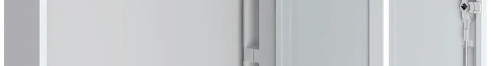 Armoire murale SE Prisma XS 550×1400×210mm IP43 SKII portes 2 part.9 rangées 