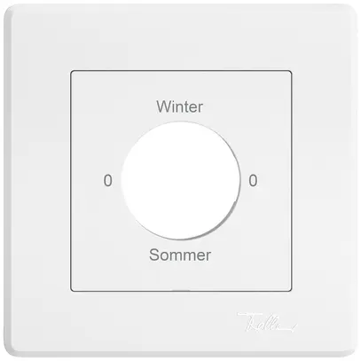 UP-Montageset EDIZIO.liv SNAPFIX® f.Drehschalter m.Schloss 0-Winter-0-Sommer ws 