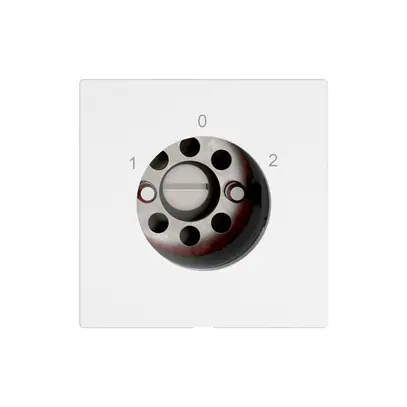 Interruttore a chiave EDIZIO.liv per KABA 1262KA invert.1P 1-0-2 p=67mm bi 