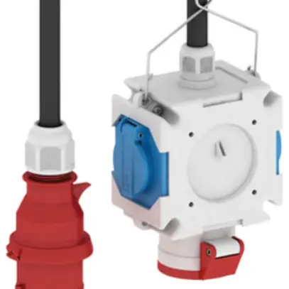 Deviatore incrociato Bals CEE16/5 1×CEE16/5 2×T23 con cavo 