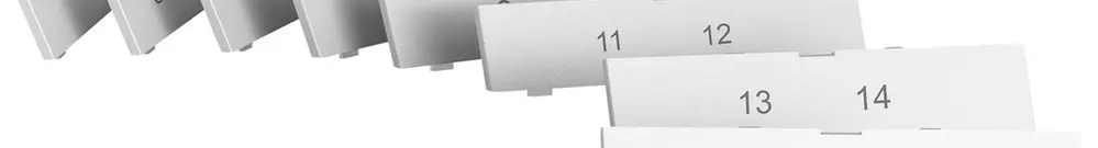 Targhetta descrittiva EDIZIO.liv SNAPFIX® kit p.uscita obliqua iscriz.1…16 bi 