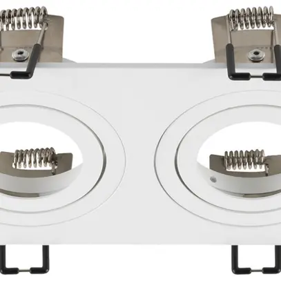 Scatola vuota SLV NEW TRIA alluminio 170×90mm bianco 2×Spot 