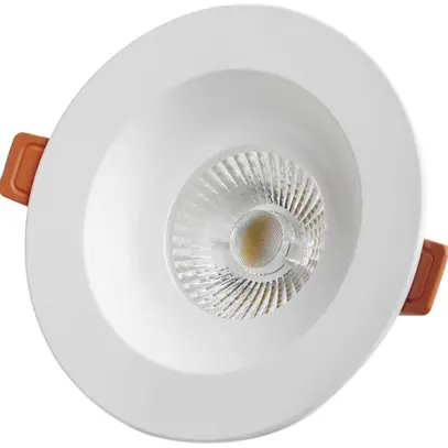 Downlight LED INC DOTLUX CIRCLEmini 6.5W, 2700K, IP44, blanc 