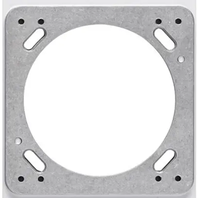 Plaque de montage ENC robusto 3×1 blanc 