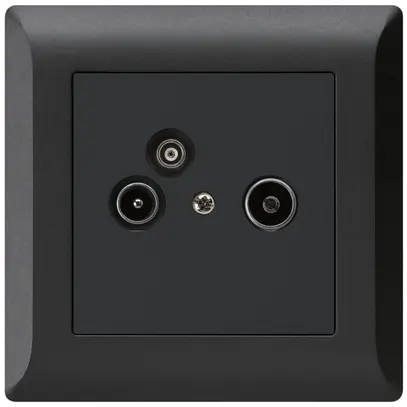 Presa antenna INC R/TV/dati kallysto.line 19dB nero 