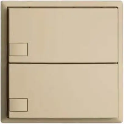 Pulsante KNX RGB EDUE, 250mW, s.LED, 2×pulsante, com.1×tasto, van 