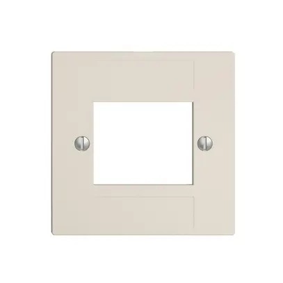 Plaque frontale 4×RJ45 ITplus EDIZIOdue crema 