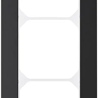 Telaio di cop. KAL.art 3×1 214×94mm Al nero 