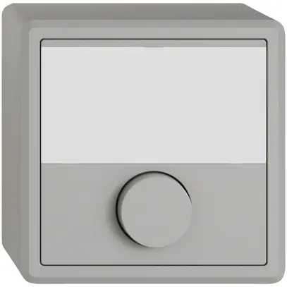 Tasto a pulsante di suoneria AP EDIZIO.liv SNAPFIX® 6A 250V targhetta nome grc 