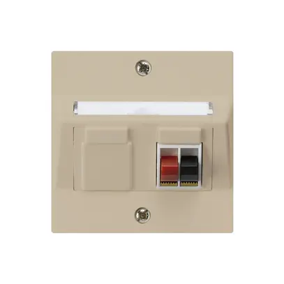 Presa INC audio kallysto 1×beige morsetto per 1 altoparlante 
