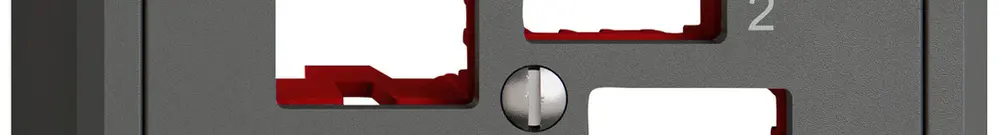 AP-Montageset EDIZIO.liv EASYNET S-One SNAPFIX® gerade 4×RJ45 dgu 