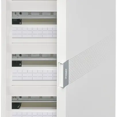 Distributore AP Hager vega 4-file 18UM porta bianco IP40 400×775×146mm 