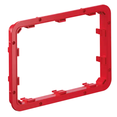 Cadre de rehausse  MORACH 25mm pour boîte de coffrage 290×220mm rouge 