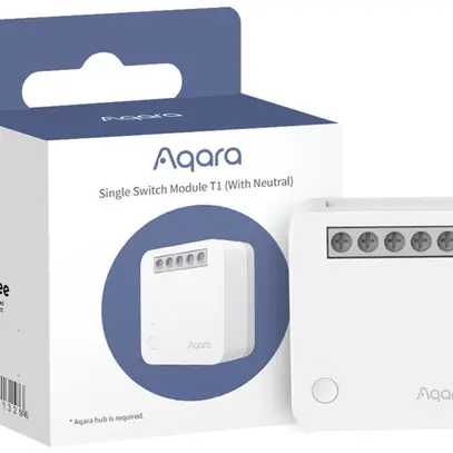 Attuatore-commutatore RF INS Aqara T1 SSM-U01 1-canale 4-fili 250V/10A Zigbee 