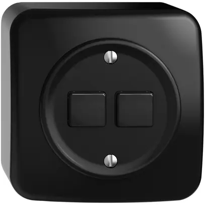 Interruttore a pulsante AP STANDARDdue Wiser SNAPFIX® 2 canali 2 tasti ne 