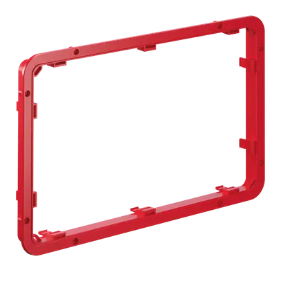 Cadre de rehausse  MORACH 25mm pour boîte de coffrage 400×260mm rouge 
