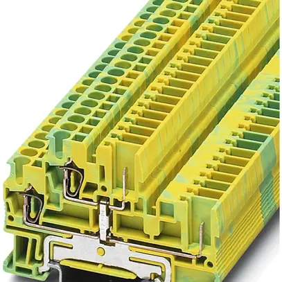 Borne de passage 0.08…4mm² vert/jaune, STTB2.5/2P-PE 