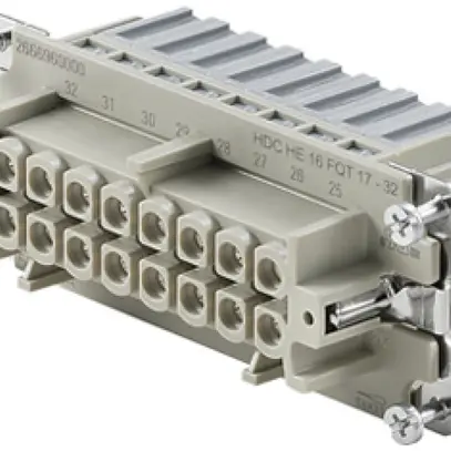 Douille WM HDC HE 16 FQT 17 - 32 16 16A 500V 0.5…2.5mm² 