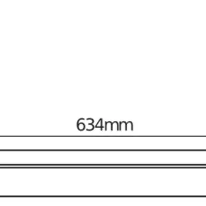 Luminaire linéaire LED LDV LED VALUE BATTEN 10W 1000lm 4000K 634mm blanc 