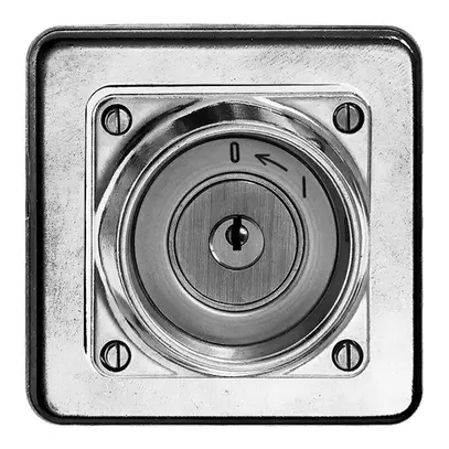 Contact pivot. ENC hum.0<-1/1P Al nature avec serrure de sûreté 