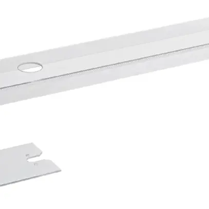 Couvercle Hager profondeur 100mm DIN00 barre collectrice 100/185mm transparent 