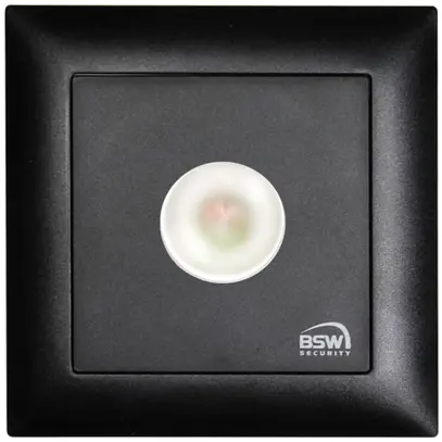 Lampe permanente ENC BSW EDIZIOdue noir, 10…27VDC, IP20, rouge/vert 