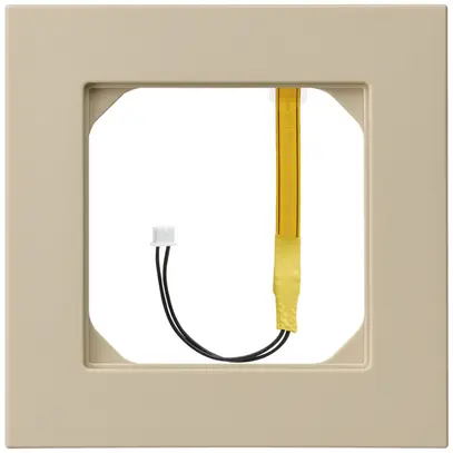 Telaio di copertura kallysto.pro 1×1 beige per illuminazione angolo blu 