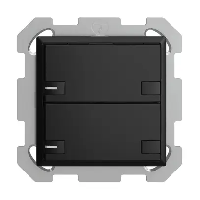 Poussoir KNX RGB ENC EDUE, 250mW, a.LED RGB, 2×poussoir, comm.2×touches, no 