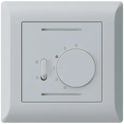 Termostato INC Hager kallysto.line, con interr.di riscald./raffred., grc 