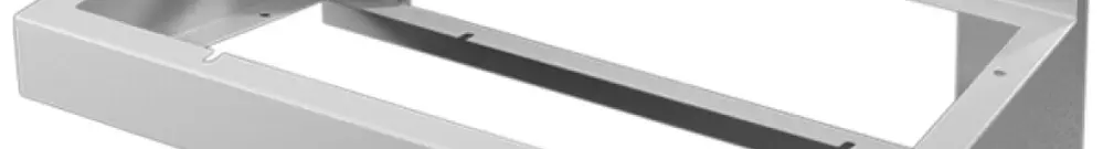 Avancorpo Rittal TP 2696.500 600×200×350mm per TopPult acciaio grigio IP55 