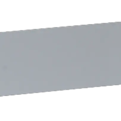 Placca cieca 19" 1UA grigio, colore NCS2502-B, lamiera d'acciaio 