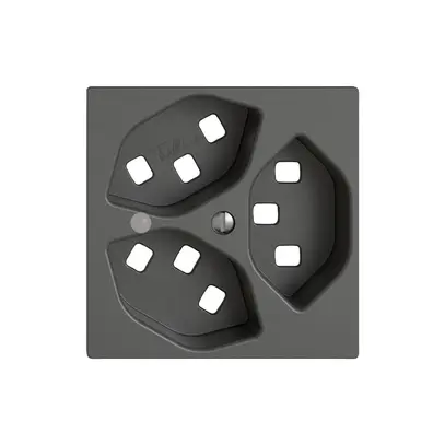 Kit de montage EDIZIO.liv SNAPFIX® pour 3×T23 avec lentille frontale grf 