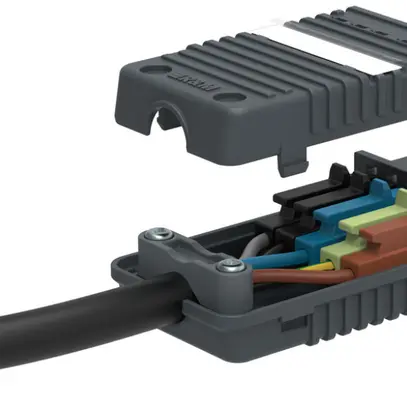 Fiche R&M Cable-Outlet DALI 5L avec câble Td 5×1.5 noir 5m 